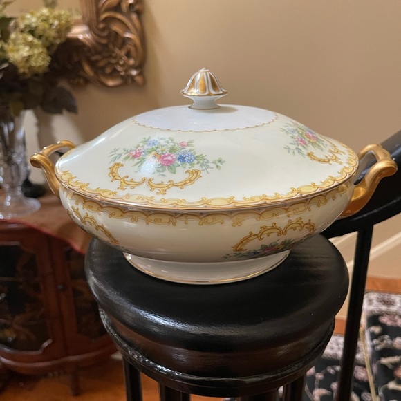 Vintage NORITAKE CHINA- VEGETABLE BOWL / CASSEROLE Charon (1)